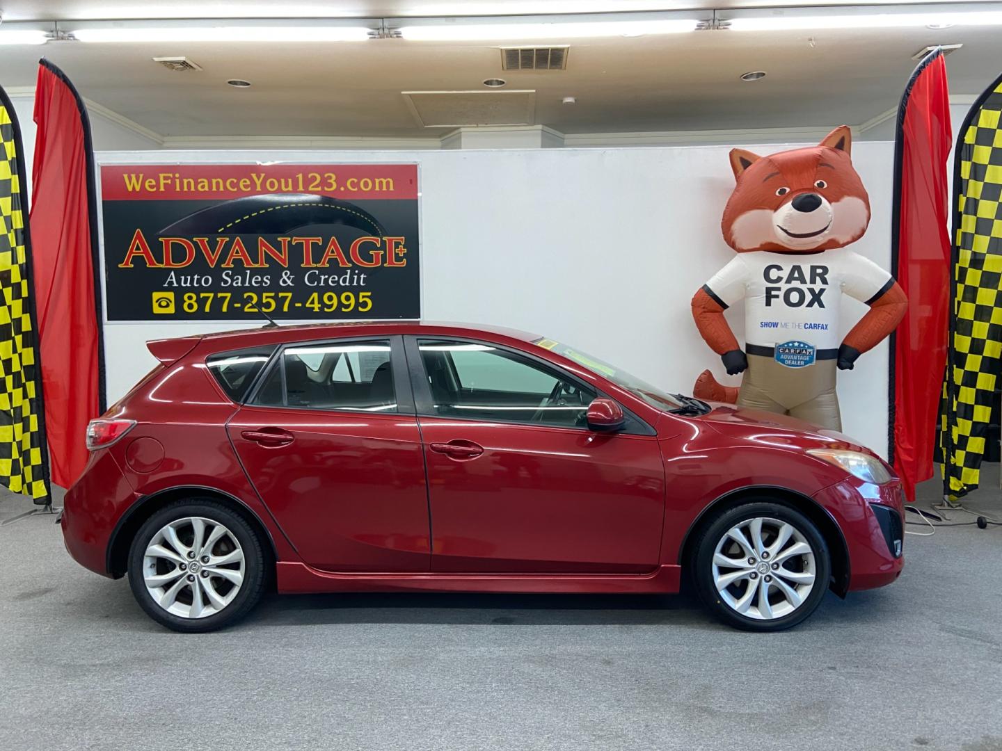 2011 RED Mazda MAZDA3 s Sport 5-Door (JM1BL1K64B1) with an 2.5L L4 DOHC 16V engine, located at 533 S West End Blvd., Quakertown, PA, 18951, (877) 257-4995, 40.343994, -75.303604 - Photo#0